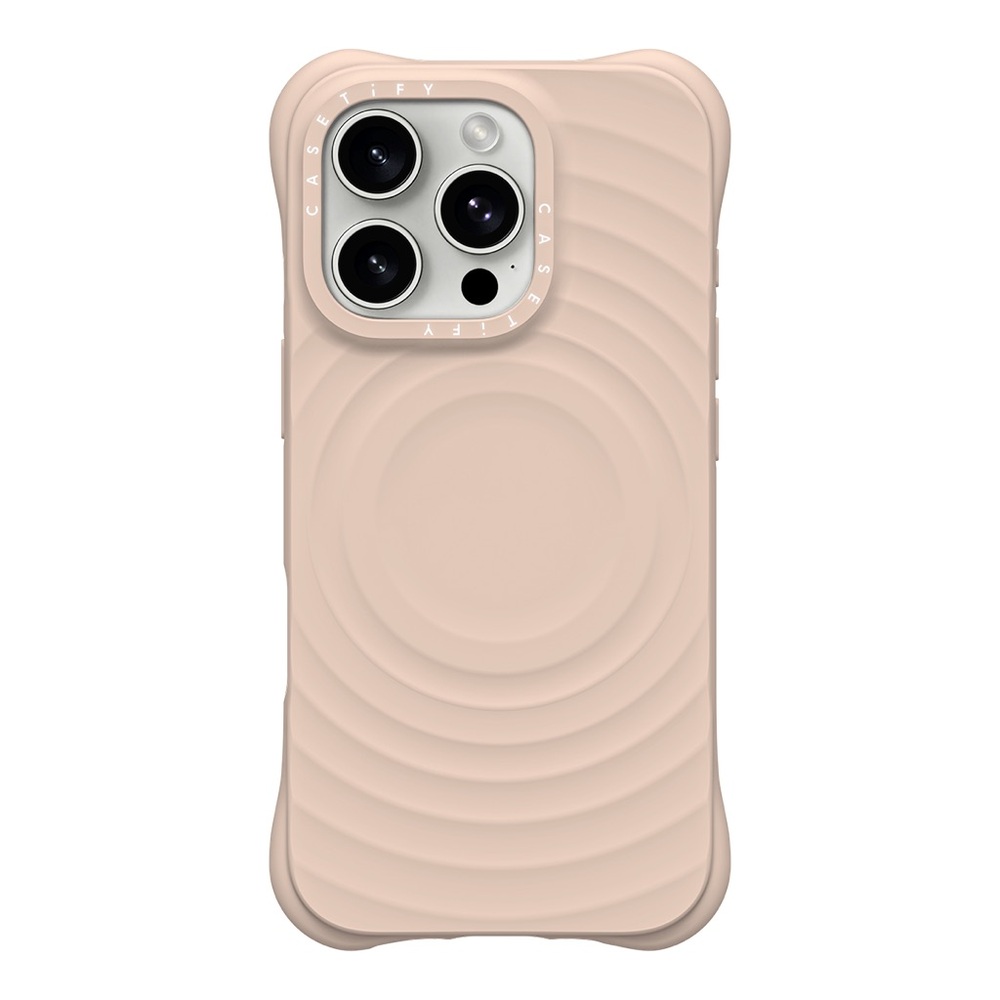 Casetify Beige Ripple Phone Case iPhone 16 pro